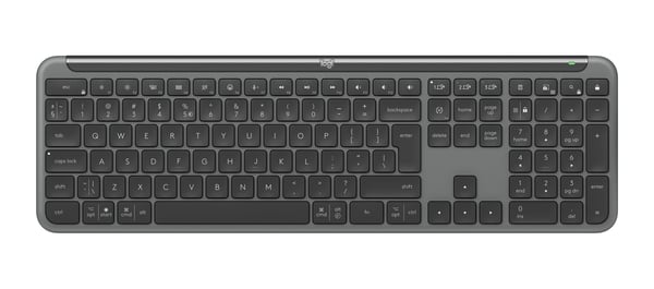Logitech K950 Signature Slim-tangentbord, grå
