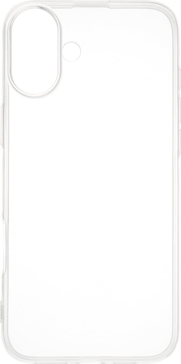 Fonekit silikonskydd, iPhone 16 Plus, genomskinlig