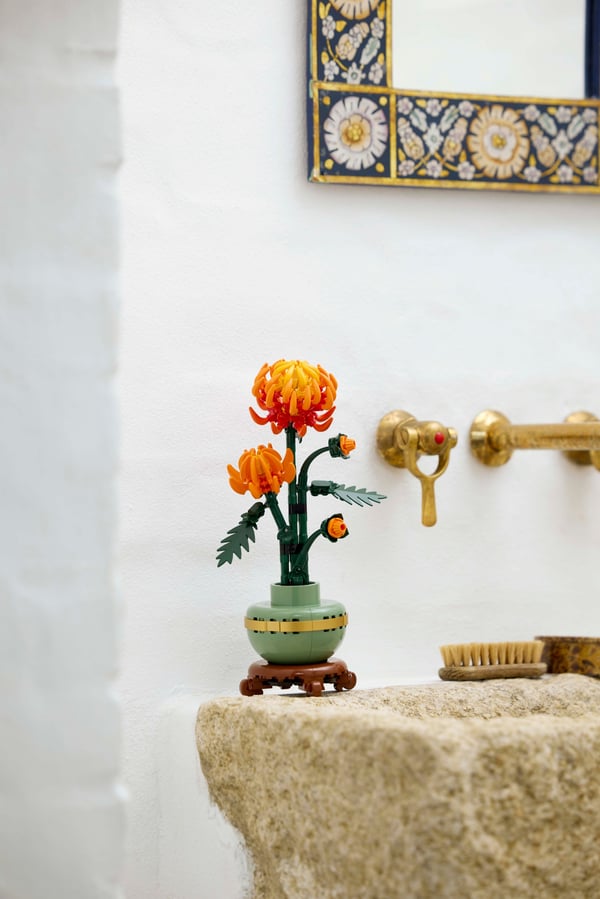 LEGO Icons Krysantemum Byggset med blomsterprydnad 10368