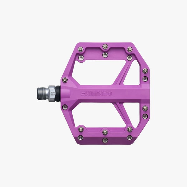 Shimano PD-GR400 Flat Pedal pedaler, lila