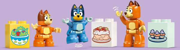 LEGO DUPLO Bluey 10459 Blueys familjehus och memoryspel