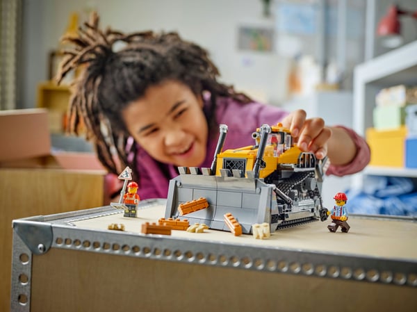 LEGO City 60466 Gul bulldozersläp