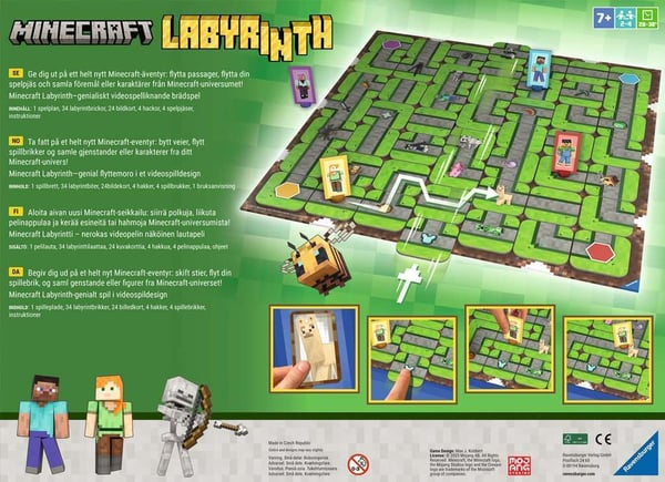 Ravensburger Minecraft Föränderliga Labyrinten brädspel