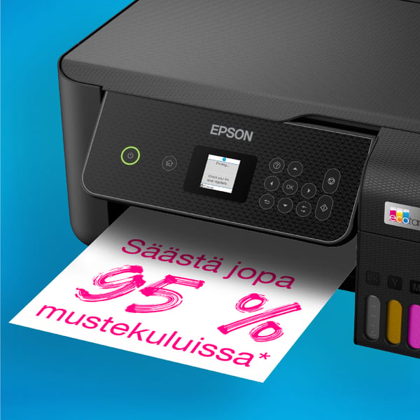 Epson EcoTank ET-2870 A4-multifunktionsskrivare, svart