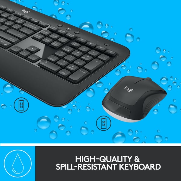 Logitech MK540 Advanced -tangentbord och mus
