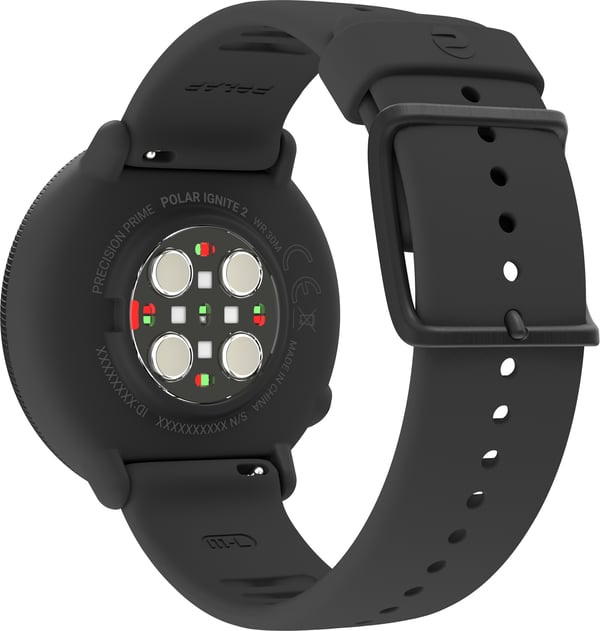 Polar Ignite 2 sports watch, sort perlemor