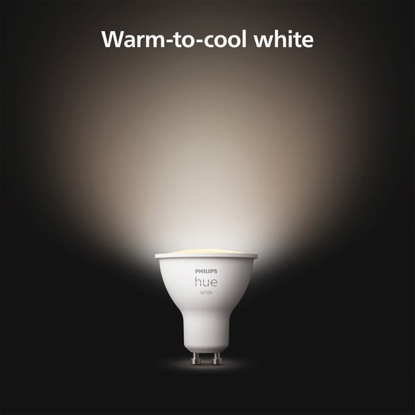 Philips Hue -LED-smartlampa, BT, Vit, GU10, 4,2 W, 1-pack