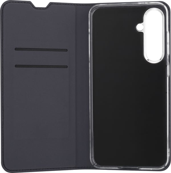 FoneKit BookCase -skyddsfodral, Samsung Galaxy S24 FE, svart