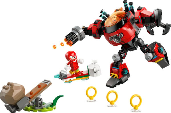 LEGO Sonic the Hedgehog 77005 - Knuckles mot Dr. Eggman och Egg Crusher-roboten