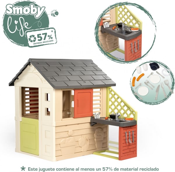 Smoby Life Nature lekstuga och sommarkök