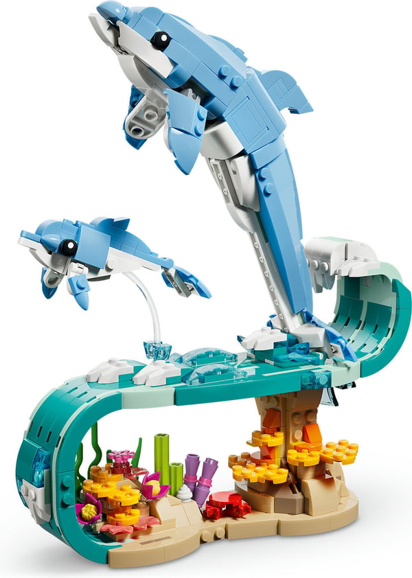 LEGO Creator 31385 Havsdjur: Söta delfiner 3-i-1