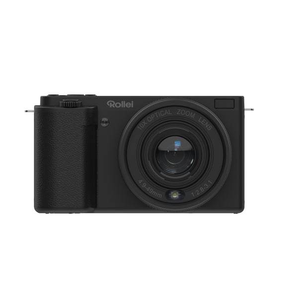 Rollei Compactline 10x Flip digitalkamera, svart Rollei Compactline 10x Flip digitalkamera, svart