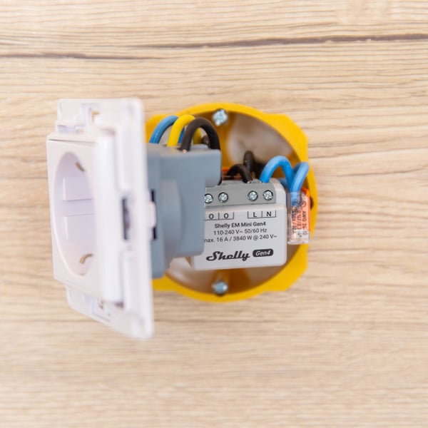 Shelly EM Mini Gen4 energimätare