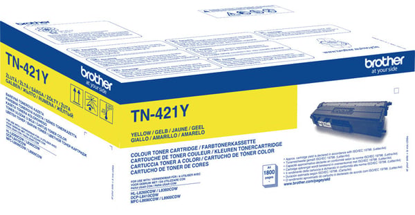 Brother TN421Y -laserpatron, gul