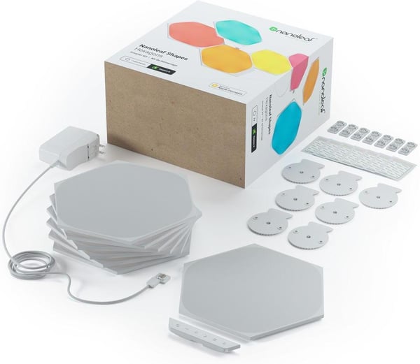 Nanoleaf Shapes Hexagon Starter Kit - startpaket, 9 paneler