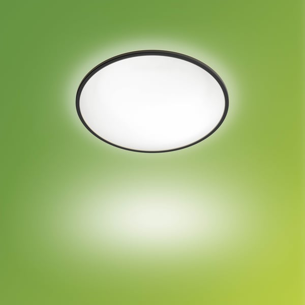 Philips SuperSlim -takplafond för utomhusbruk, SceneSwitch, svart, IP54, 4000K