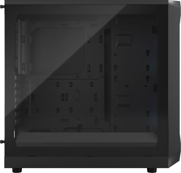 Fractal Design Focus 2 RGB Svart TG Klar Tint ATX-chassi med fönster, svart