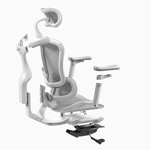 Sihoo Doro C300 -ergonomisk kontorsstol, vit