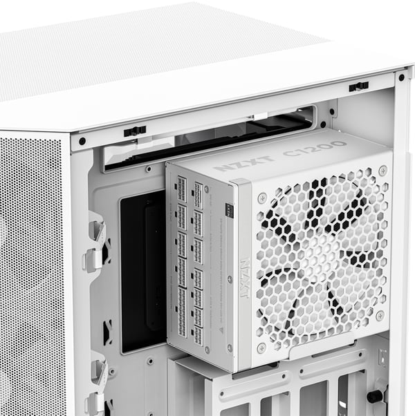 NZXT C1200 ATX 3.1 strømforsyning, 1200 W, hvid