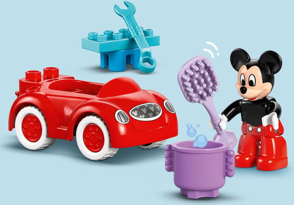 LEGO DUPLO Disney 10454 – Mickey Mus' klubhus og bil