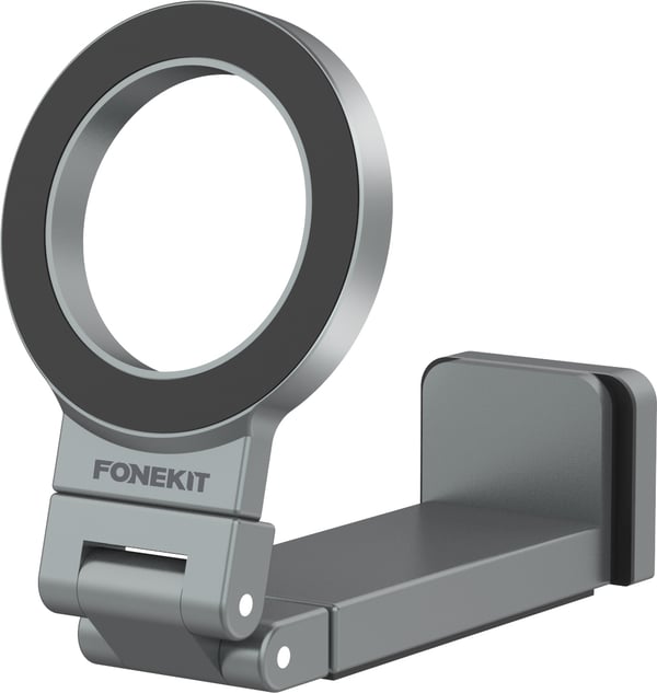 FoneKit MagSafe-kompatibel skrivbords telefonhållare, grå