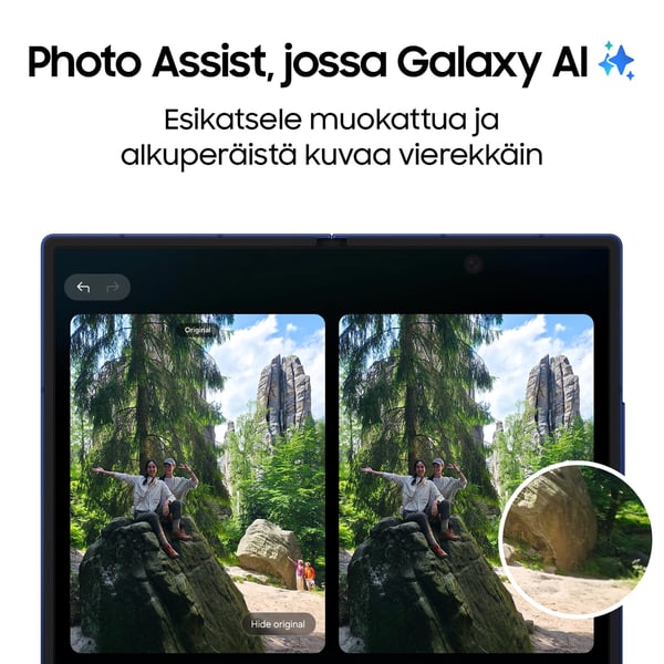 Samsung Galaxy Z Fold7-telefon, 256/12 GB, Silver Shadow