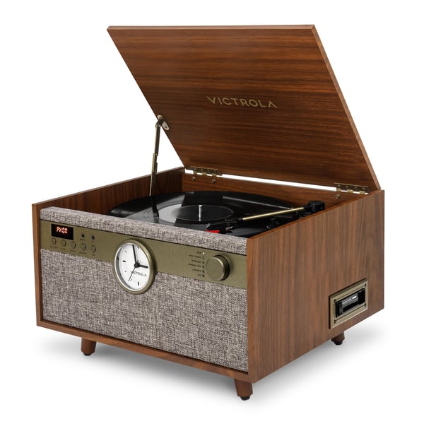 Victrola Century Signature musikanläggning, valnöt