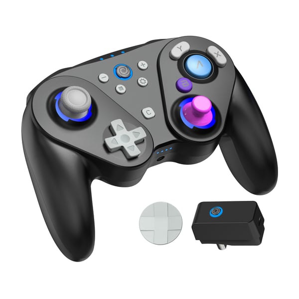Oniverse Foenix trådlös kontroll, svart, Switch / Switch 2