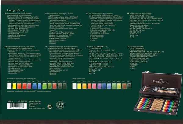 Faber-Castell Art & Graphic presentförpackning, 53 färger