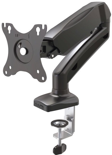 Deltaco ARM-534 Monitorarm med gasfjäder, 13"-27", svart