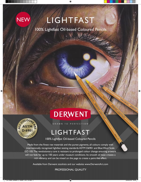 Derwent Lightfast -färgpennsset 12 stycken