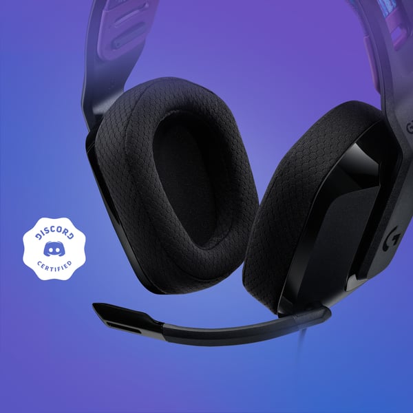 Logitech G335 -spilheadset, sort
