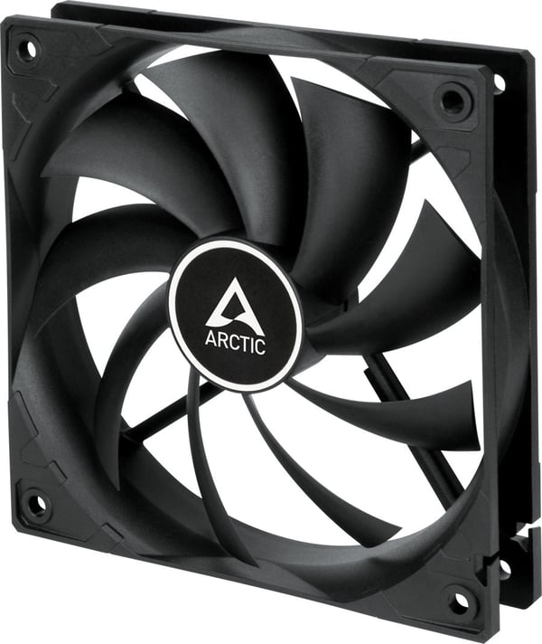 Arctic F12 PWM PST ventilator, 120 mm, sort