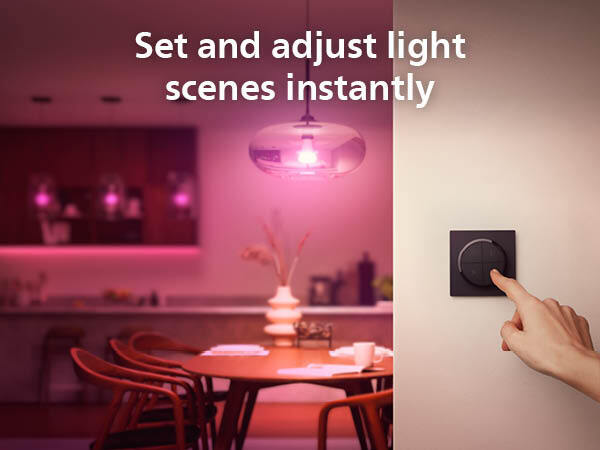 Philips Hue Tap vridstrømsknap -berøringsknap, sort
