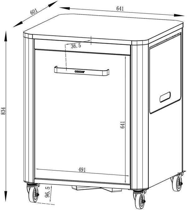 Cozze Outdoor Kitchen -utomhusbord
