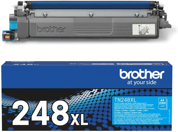 Brother TN248XLC -lasertonerpatron, cyan