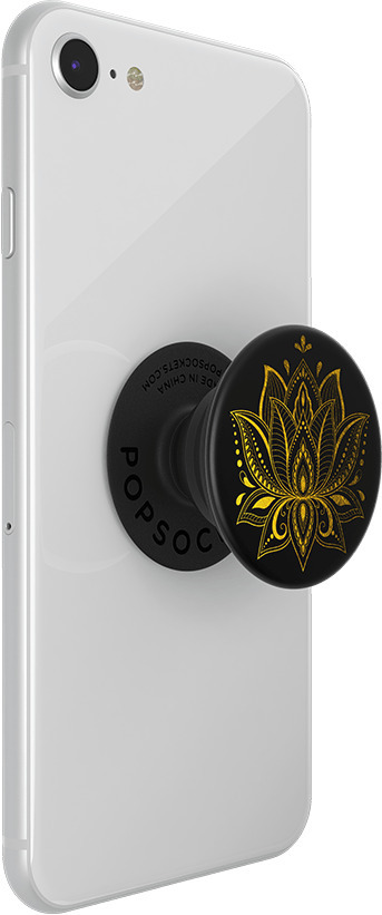 PopSockets PopGrip holder, Golden Prana Black