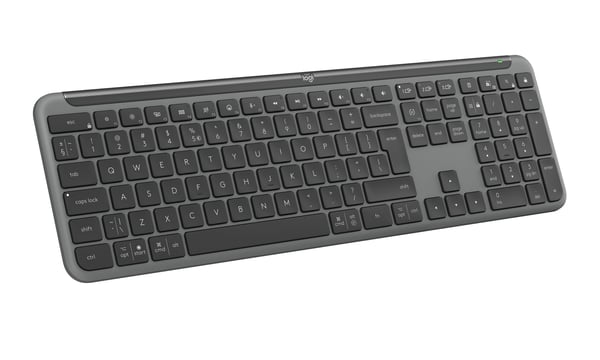 Logitech K950 Signature Slim-tangentbord, grå