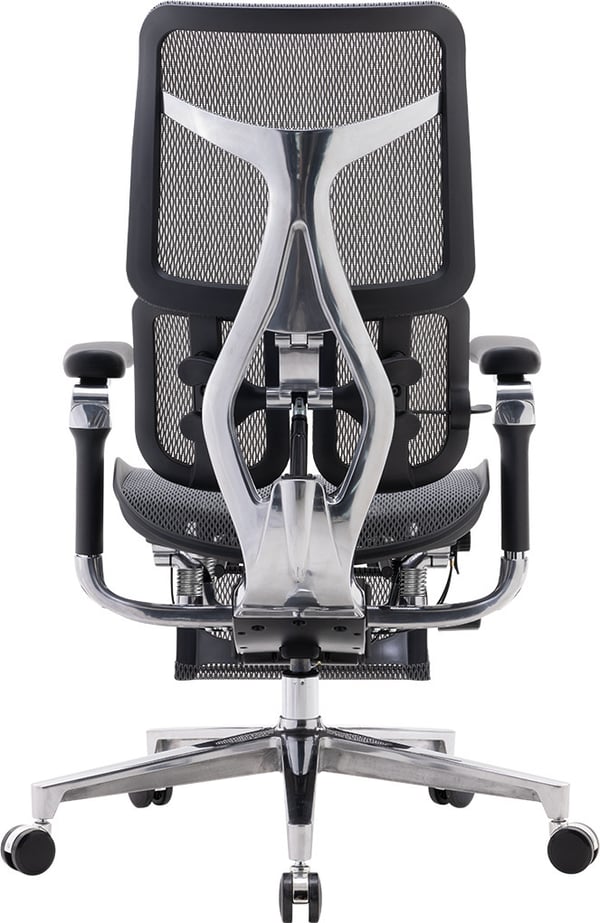 Sihoo Doro S300 - ergonomisk kontorsstol med fotstöd, svart