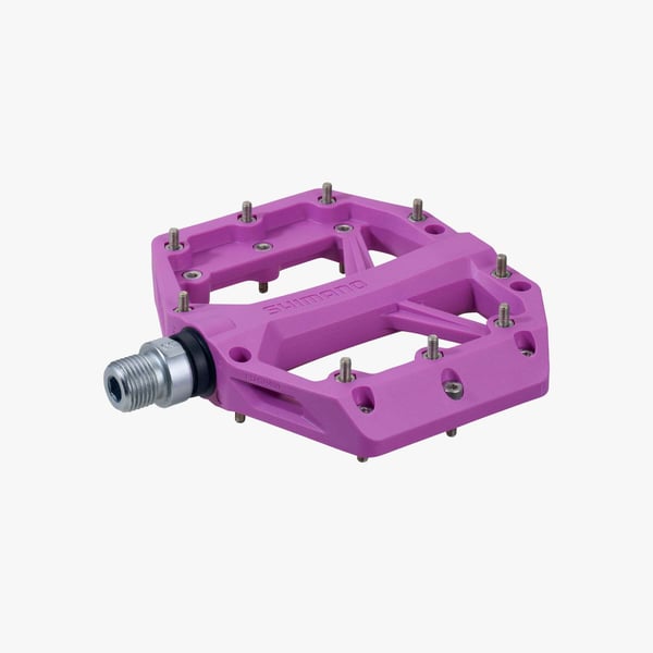Shimano PD-GR400 Flat Pedal pedaler, lila