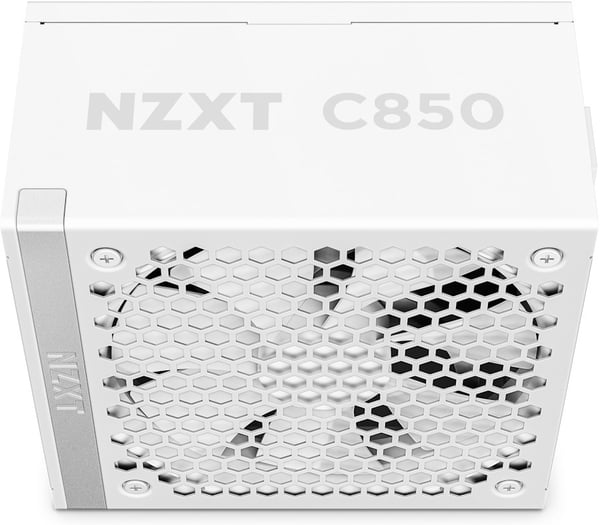 NZXT C850 ATX 3.1 strømforsyning, 850 W, hvid
