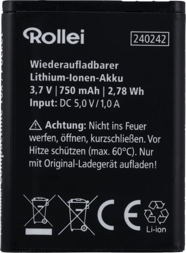 Rollei Compactline Pocket digitalkamera, svart