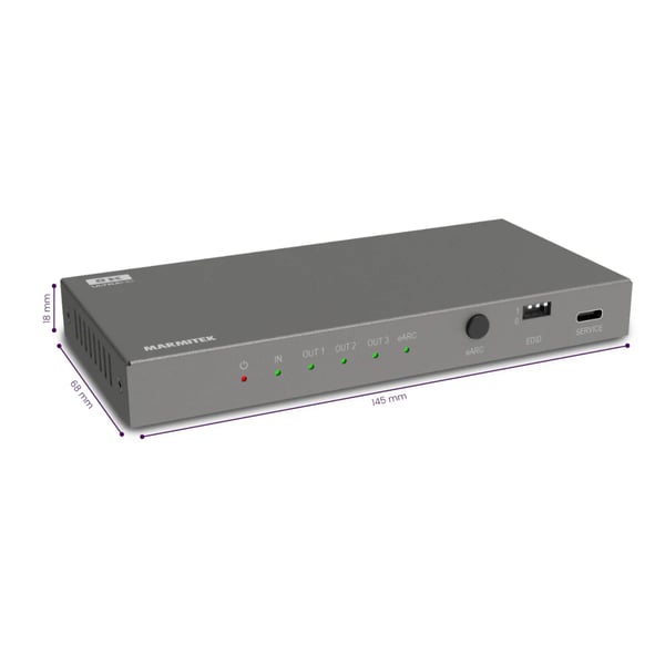 Marmitek Connect AE34 HDMI eARC-ljudsplitter och ljudseparator