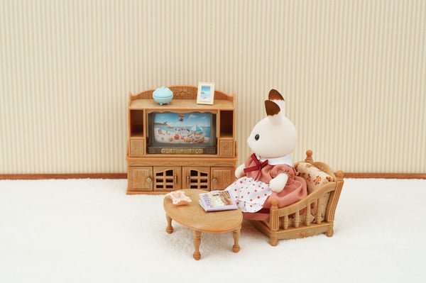 Sylvanian families - Lantliga husets vardagsrum