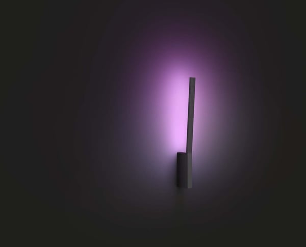 Philips Liane HUE -smartvägglampa, BT, White and color ambiance, svart, 55,8 cm