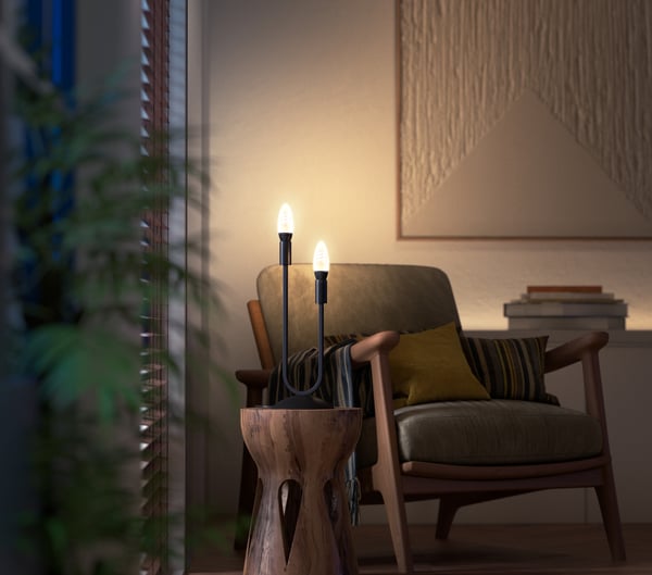 Philips Hue -filament intelligent lampa, White Ambiance Filament, E14