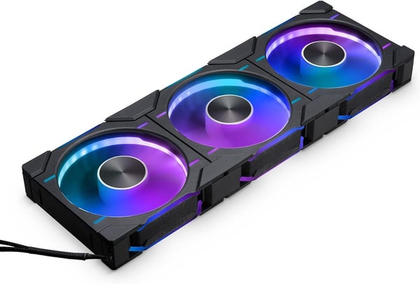 Phanteks D30-120 Omvendt Luftstrøms D-RGB PWM Blæser, sort, 120 mm, 3 stk.