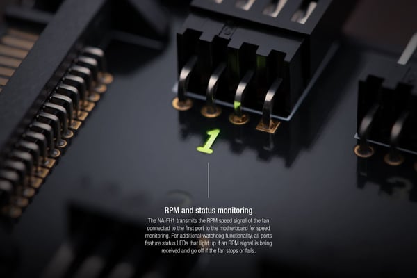Noctua NA-FH1 - 8-port ventilatorhub