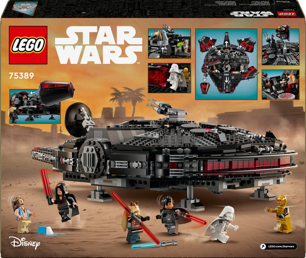 LEGO® Star Wars™ The Dark Falcon Bygbar legetøjsfartøj 75389