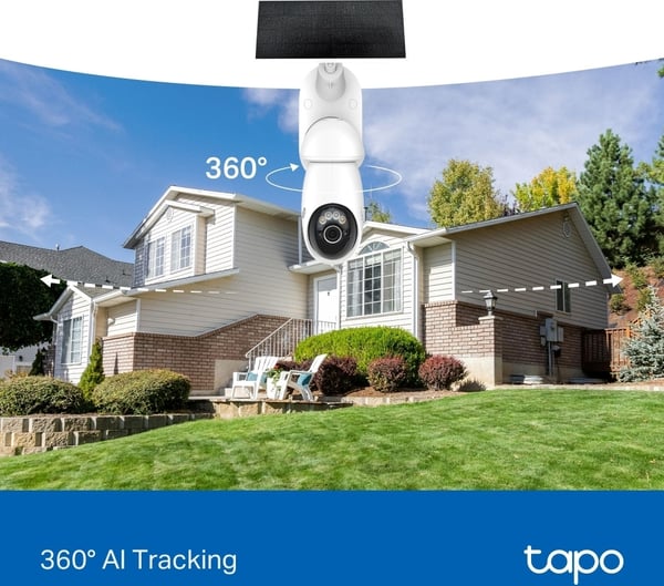 TP-Link Tapo C660 Kit 4K Säkerhetskamera med solpanel, batteridriven